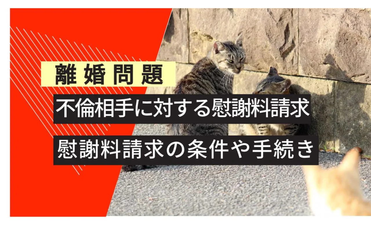 離婚問題 不倫相手に対する慰謝料請求 慰謝料の条件と手続き