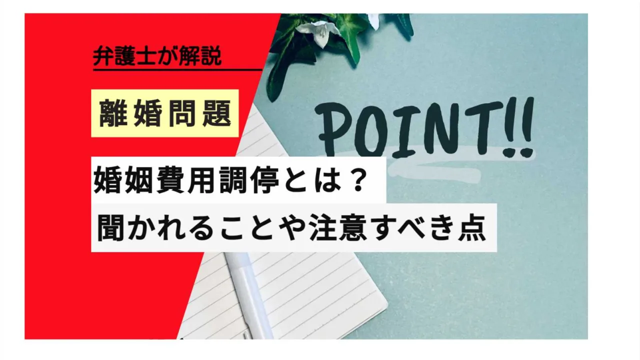 , , , , , 離婚問題, 婚姻費用調停とは？, , 弁護士が解説, 聞かれることや注意すべき点
